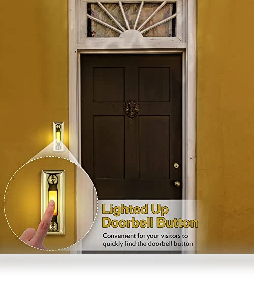 Metal Doorbell Push Button with LED Light — Push Buttons, Dreyoo