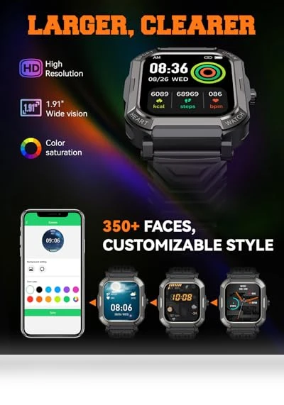 Military Smart Watch — Smartwatches, Paybay