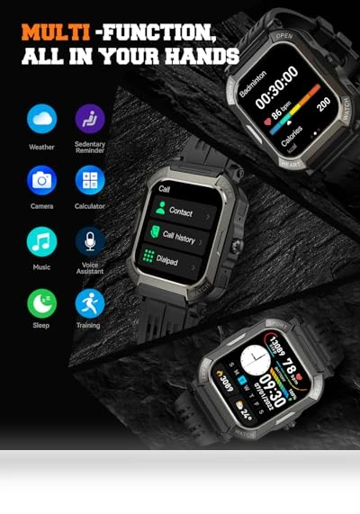 Military Smart Watch — Smartwatches, Paybay