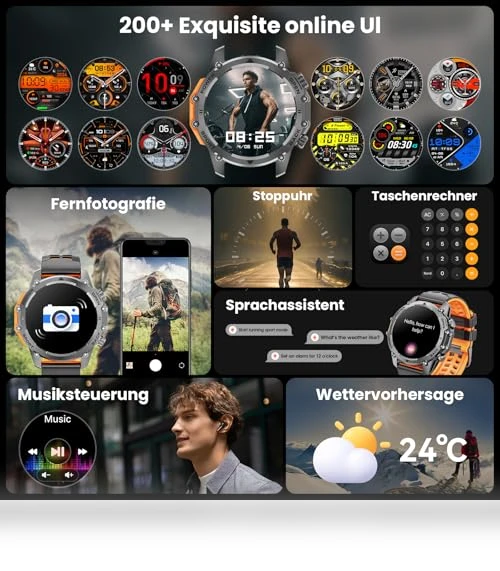 Military Smart Watch — Smartwatches, Hwagol