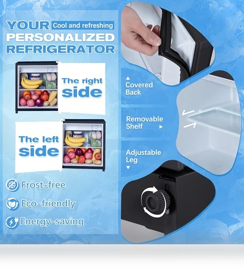 Mini Fridge with Compact Freezer — Mini Fridges, Tehanld