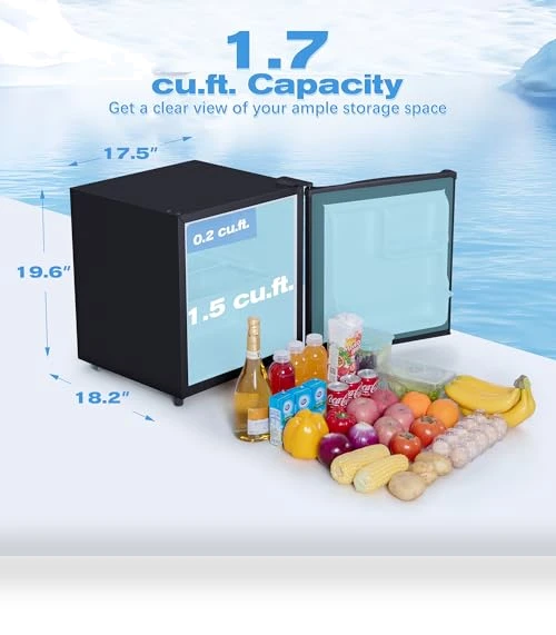 Mini Fridge with Compact Freezer — Mini Fridges, Tehanld