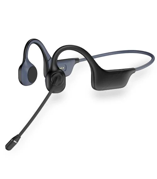 Open-Ear Bone Conduction Headphones with Mic — Over-Ear Headphones, Hostena