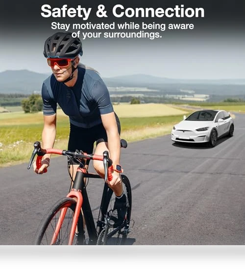 Open-Ear Bone Conduction Headphones with Mic — Over-Ear Headphones, Hostena