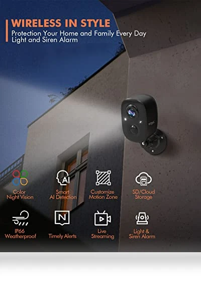 Outdoor Wireless Security Camera — Security Cameras, DZEES