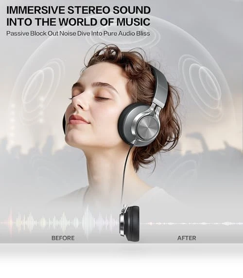 Over Ear Headphones with Microphone — Over-Ear Headphones