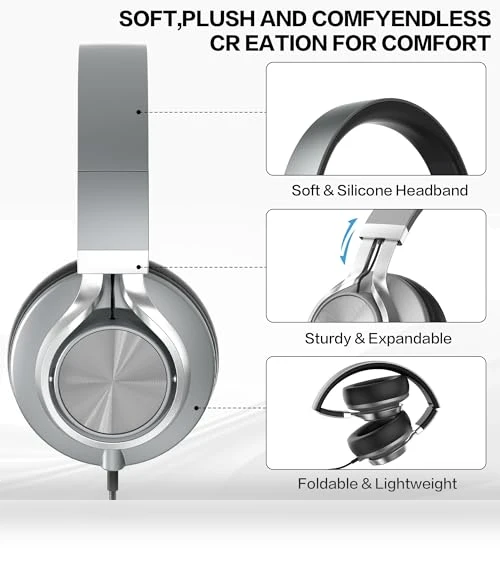 Over Ear Headphones with Microphone — Over-Ear Headphones
