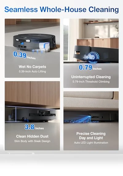 Robot Vacuum and Mop — Smart Cleaning Robots, ECOVACS