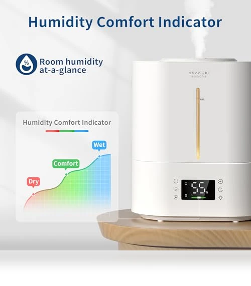 Smart Cool Mist Humidifier — Air Moisturizers, ASAKUKI