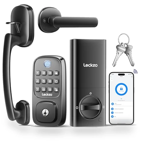 Smart Door Lock with Handle — Locks, Lockzo