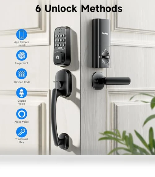 Smart Door Lock with Handle — Locks, Lockzo