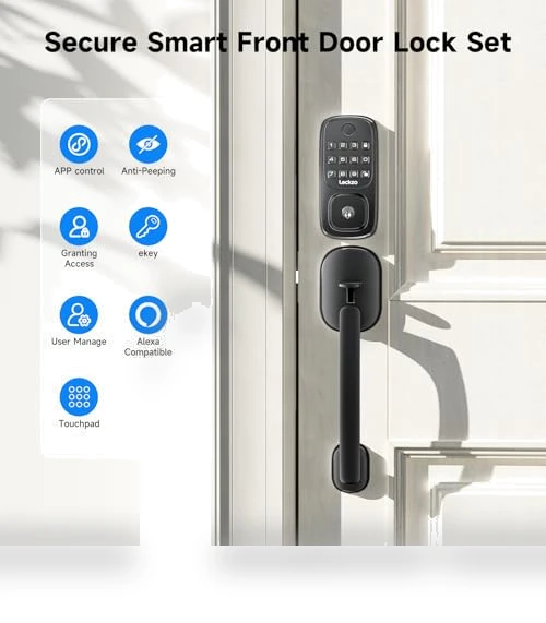 Smart Door Lock with Handle — Locks, Lockzo
