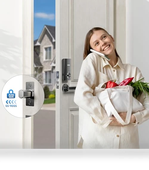 Smart Door Lock with Handle — Locks, Lockzo