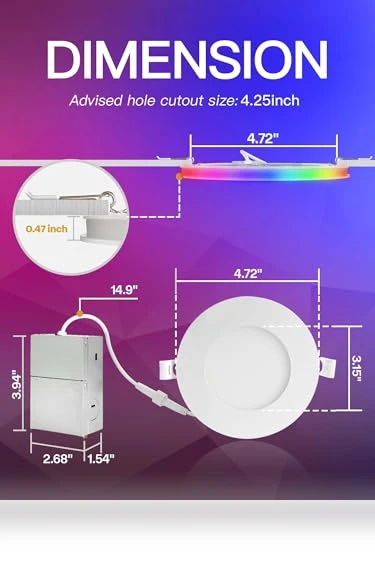 Smart LED Recessed Lighting — Recessed Lighting, POWERASIA