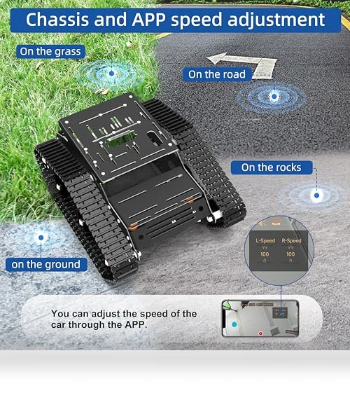 Smart Robot Car Kit with Robotic Arm HD Camera — Robotic Enhancements, XiaoR GEEK