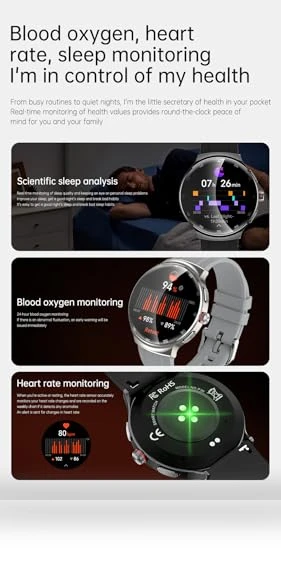 Smart Watch Bluetooth Calls IP68 Waterproof Sport Fitness Tracker — Smartwatches, FILIEKEU