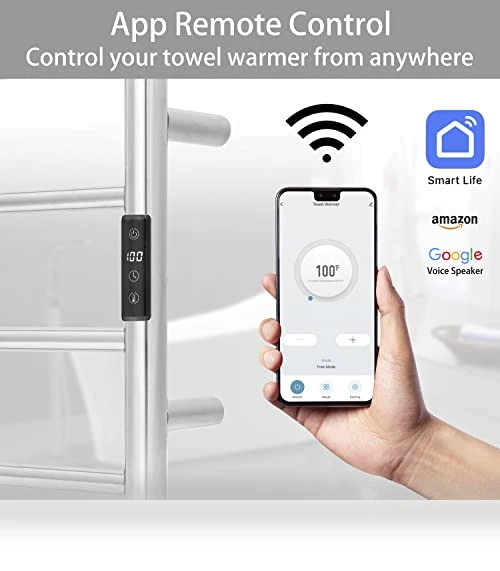Smart WiFi Towel Warmer Wall Mounted — Towel Warmers, KEG