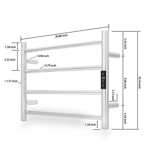 Smart WiFi Towel Warmer Wall Mounted — Towel Warmers, KEG