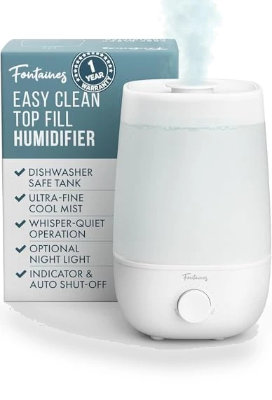 Top-Fill Cool Mist Humidifier — Air Moisturizers, Fontaines Luxury