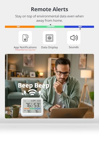 WiFi Indoor Outdoor Thermometer Meter Pro Pack — Home Climate Control, Wonderlabs