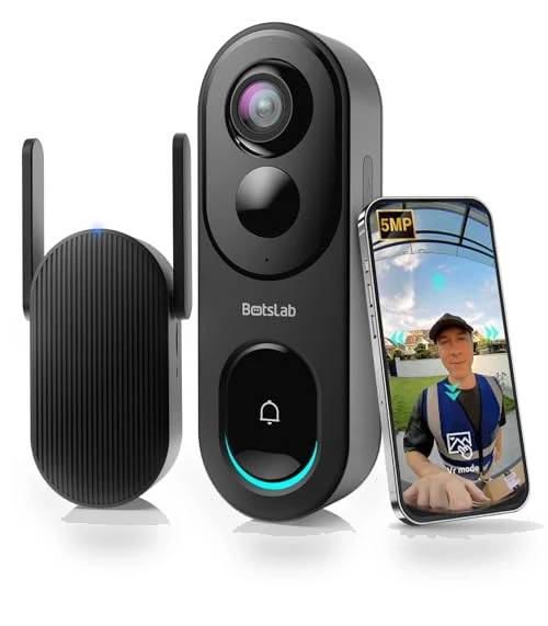 Wireless Doorbell Camera — Smart Home Security, BOTSLAB