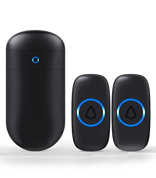 Wireless Doorbell with 2 Buttons — Kits, SECRUI