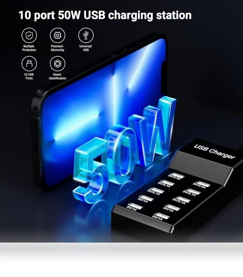 10-Port USB Charging Station — Chargers, SHENZHEN XUAN YANG TECHNOLOGY CO LTD