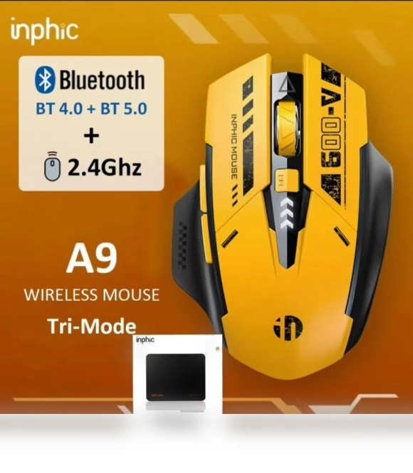 Bluetooth Mouse A9 — Mouse Pads, Inphic
