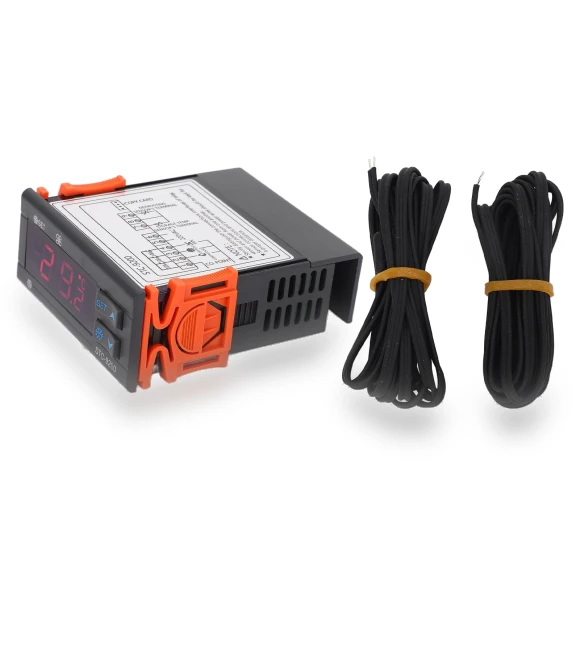 Digital Temperature Controller Dual Sensor LED Screen Thermostat — Climate Control Devices, Vestidos