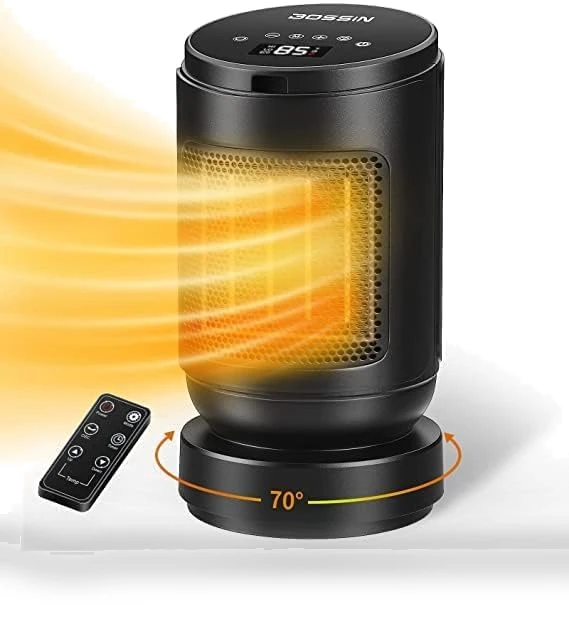 Electric Ceramic Space Heater — Portable Heating Solutions, BOSSIN