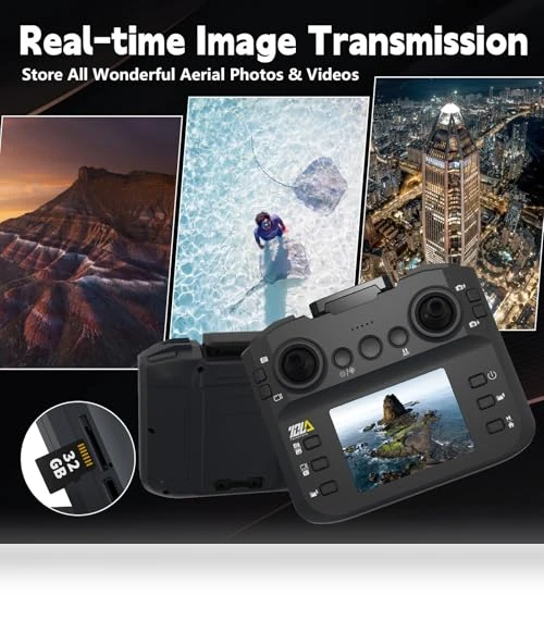 Foldable RC Drone with LCD Screen — Drones, Toladrone