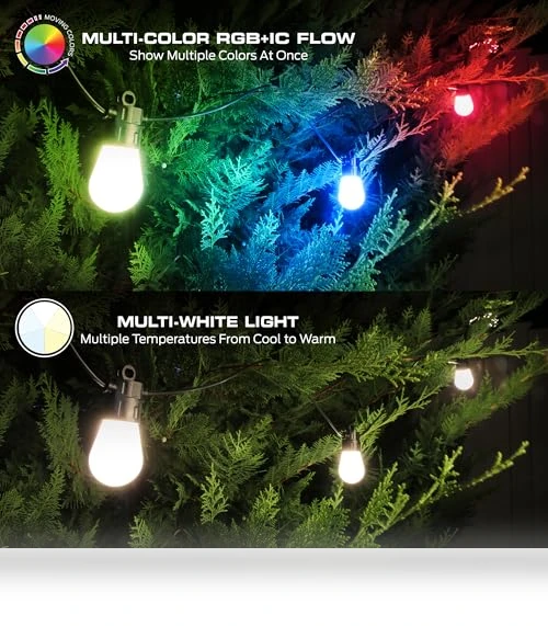 Outdoor Smart RGB+IC+WW String Lights — String Lights, MONSTER