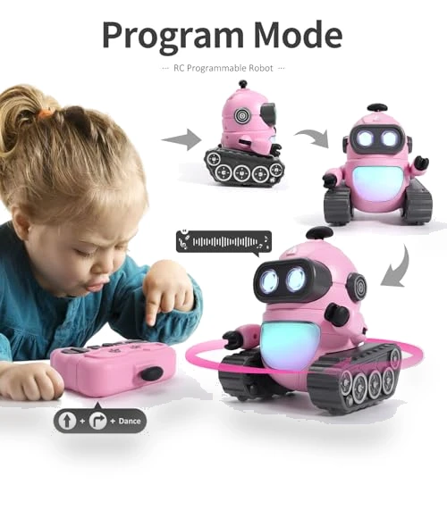Rechargeable Remote Control Robot Toy — Interactive Figures & Robots, GILOBABY