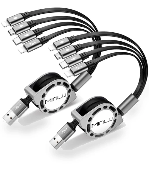Retractable Multi Charging Cable — Cables, Minlu