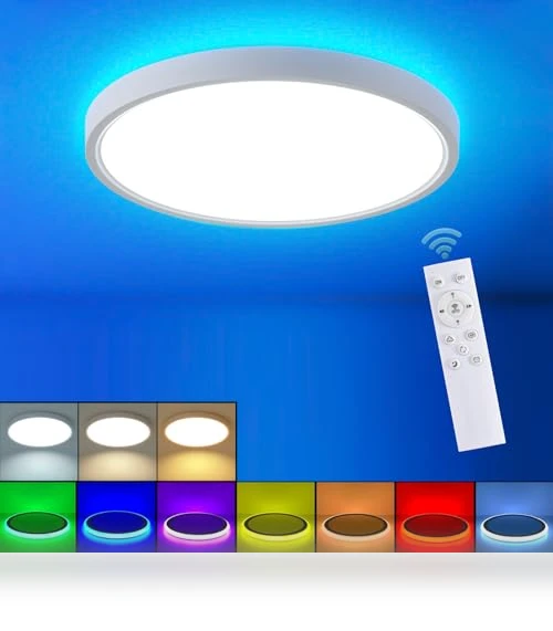 RGB Smart Ceiling Light — Overhead Lighting, HENTAG