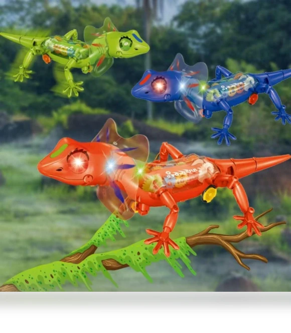 Robotic Electronic Pet Lizard — Interactive Animal Companions, Qinhe