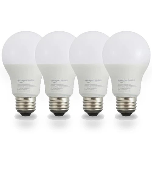 Smart A19 LED Light Bulb — LED, Amazon Basics