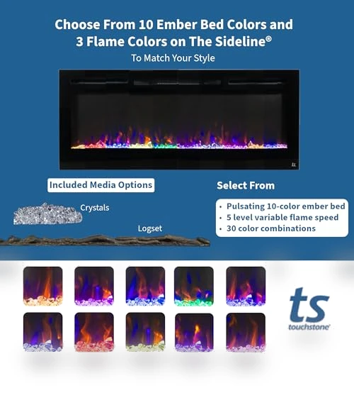 Smart Electric Fireplace — Electric Heating Solutions, Touchstone