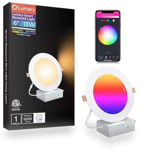 Smart Recessed Lighting — LED, Lumary