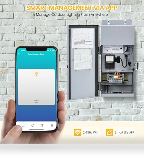 Smart Socket Timer for Low Voltage Landscape Lighting — Timers, Zuomeng