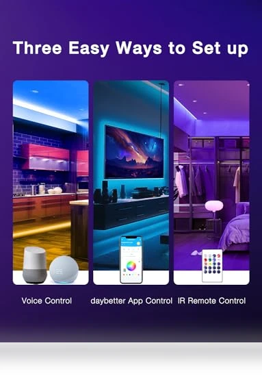 Smart WiFi LED Lights — LED Strips, DAYBETTER