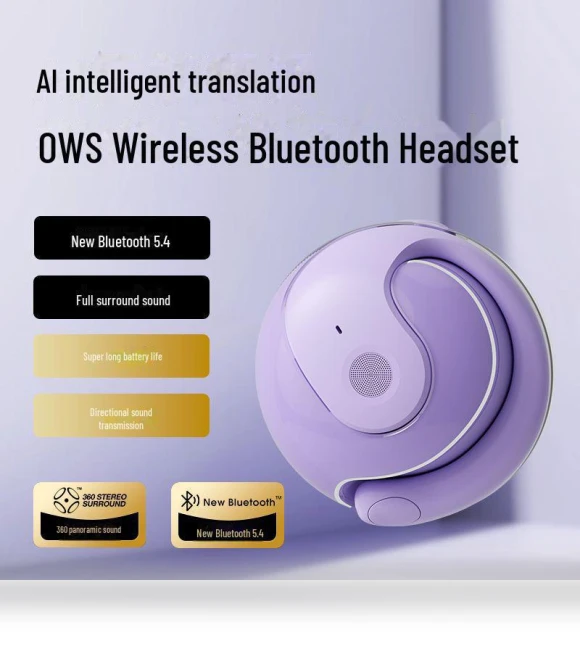 Sports Bluetooth Headset with AI Translation Function — Headsets, ElectroCN