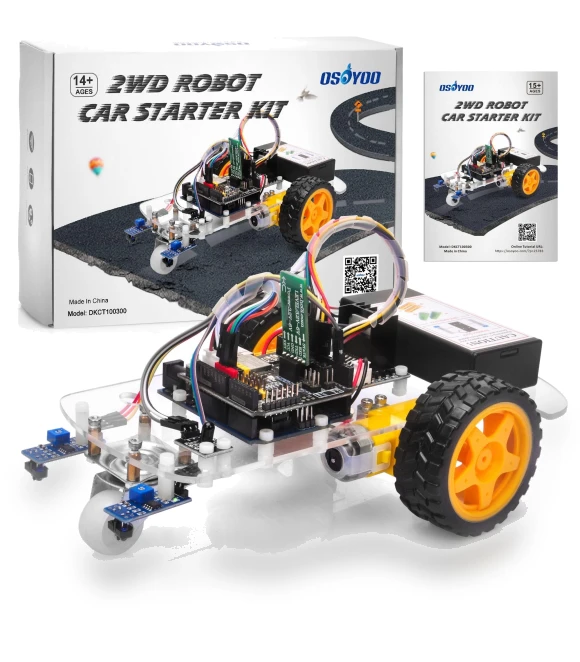 2 Wheel Drive Smart Robot Car Starter Kit — Robotics Components, OSOYOO