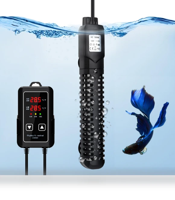 Aquarium Heater with Automatic LED Temperature Control — Heaters & Chillers, SAMURAI STYLE