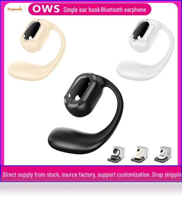 Bluetooth Headset with Single Earpiece and Touch Mount — Headsets, TopSky