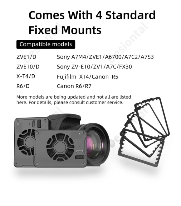 Camera Cooling Fan — Camera Gear, AE Selection