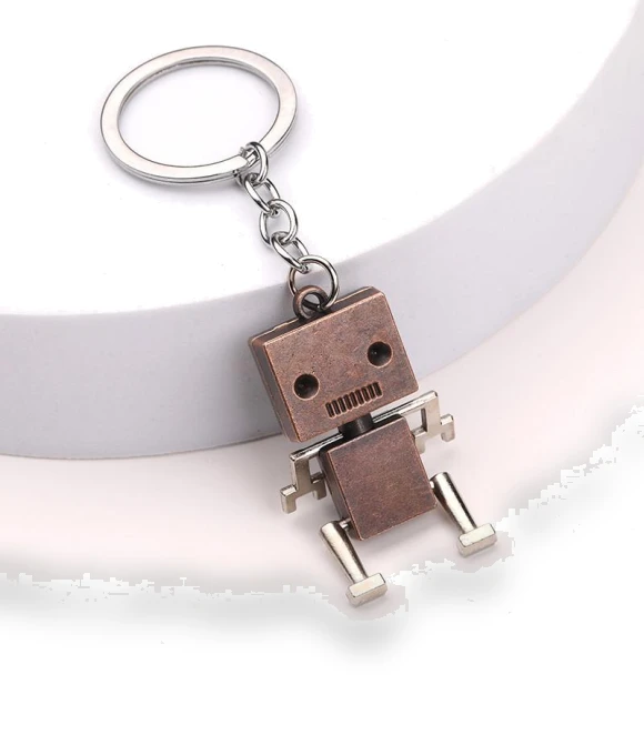 Fashionable Universal Metal Screw Robot Keychain — Keychains & Keyrings, Precious watch