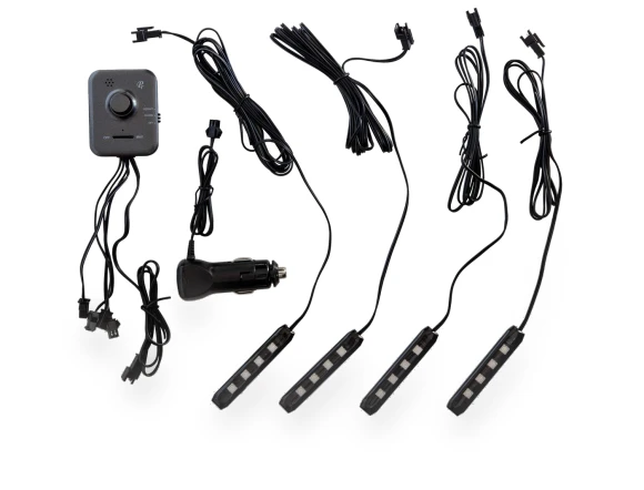 LED Mini Car Lamp with Sound Brightness Adjustment — Light Kit, SAMURAI STYLE