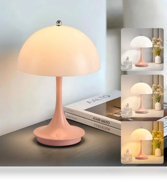 LED Mushroom Table Lamp — Study & Desk Lighting, Dream Garage