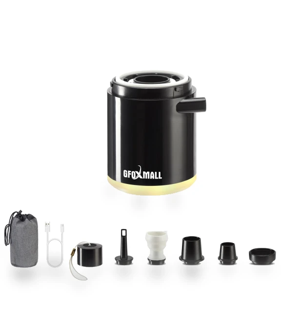 Portable Electric Air Pump with LED Light — Inflation Devices, GOALMART